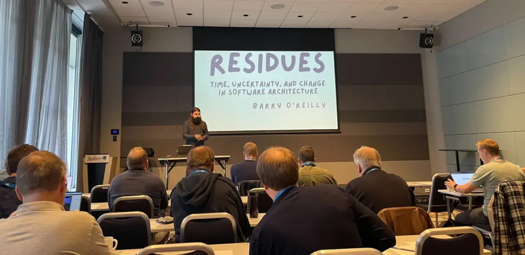 Barry O’Reilly holder foredrag og leder workshop om Residuality Theory på NDC 2024.