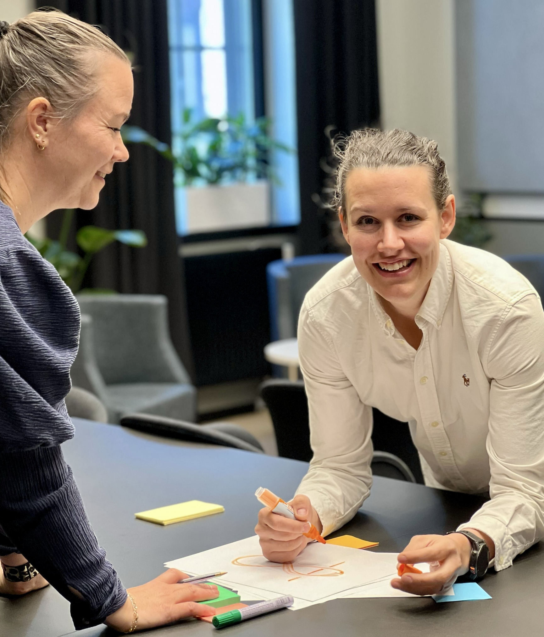 Vibeke og Victoria jobber begge som smidige coacher og teknologirådgivere i Novanet